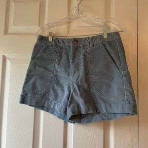 Patagonia Women’s Cord Stand Up Shorts 3” Inseam Size 8 Blue